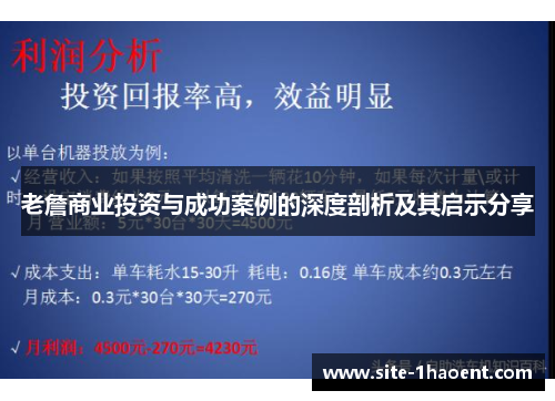 老詹商业投资与成功案例的深度剖析及其启示分享 老詹商业投资与成功案例的深度剖析及其启示分享