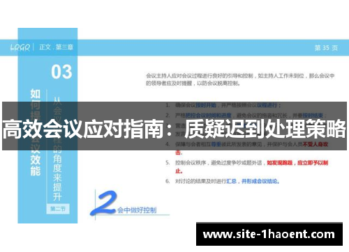 高效会议应对指南：质疑迟到处理策略